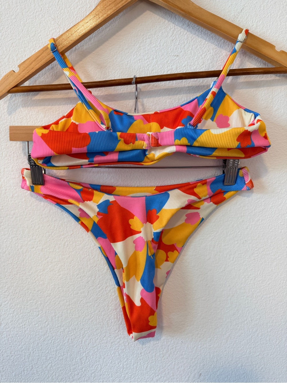 Aurelle Monaco Full Bikini Set Floral Archive Print Size Small - Picture 7 of 9